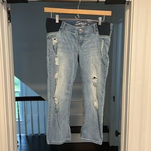 Seven maternity jeans, under the bump